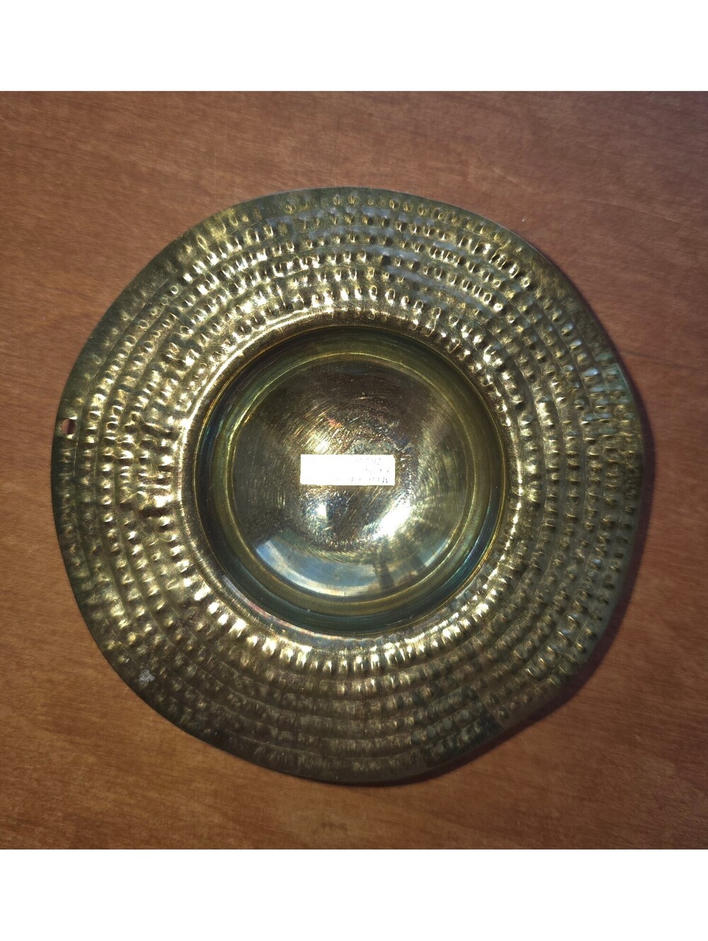 Vintage solid brass ashtray / bowl